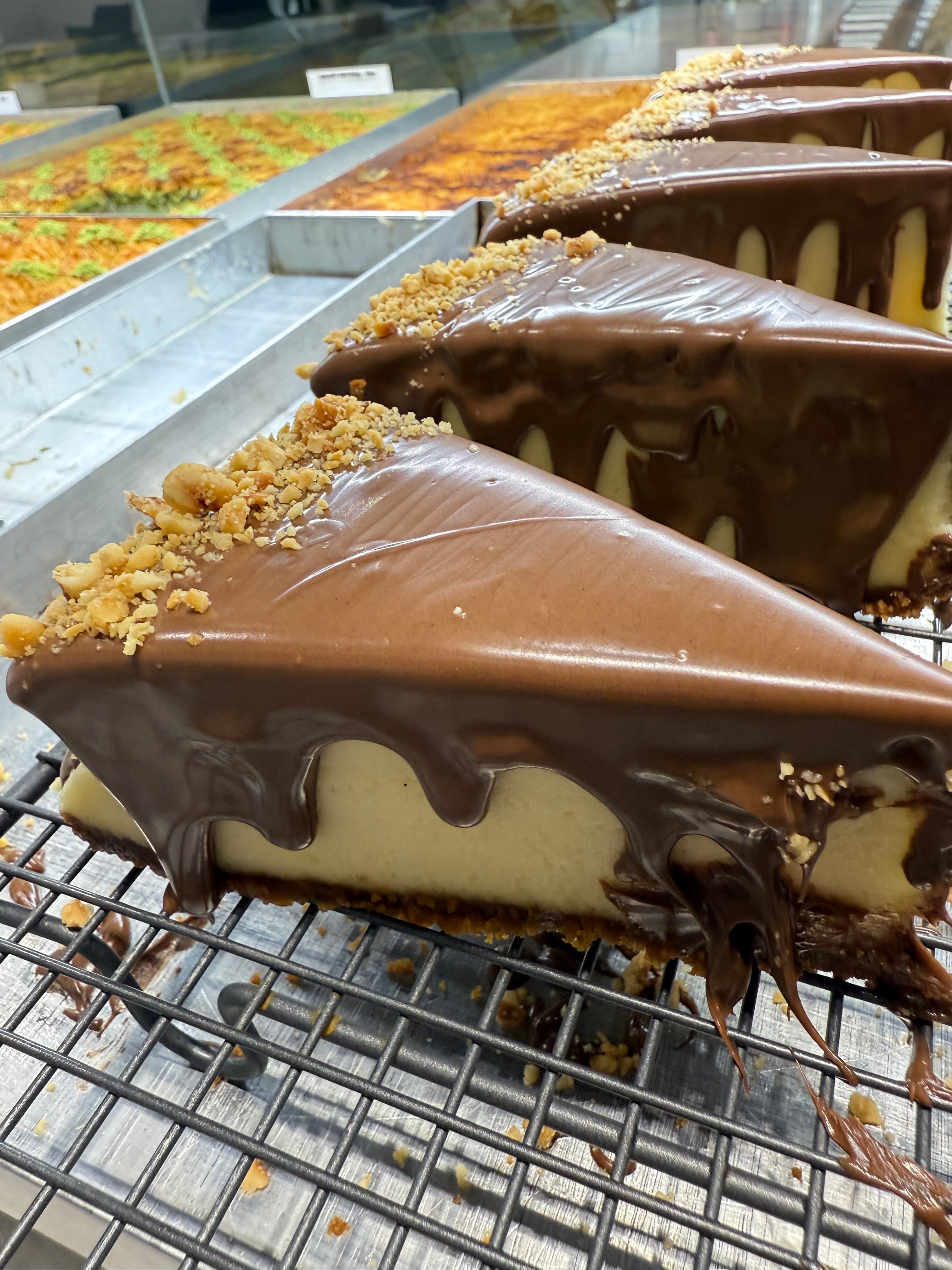 Baked nutella cheesecake